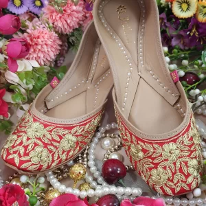 bell zarri flower red gold
