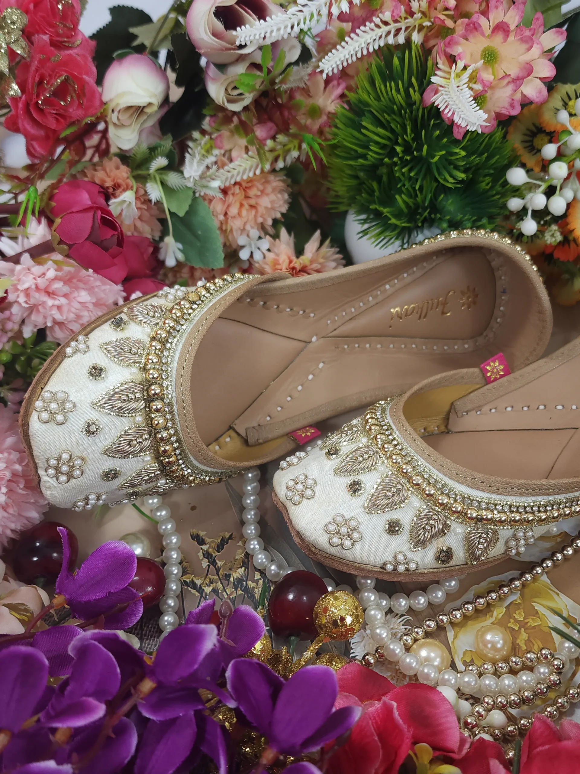 pearl beads payal beige gold pearl beads payal beige gold