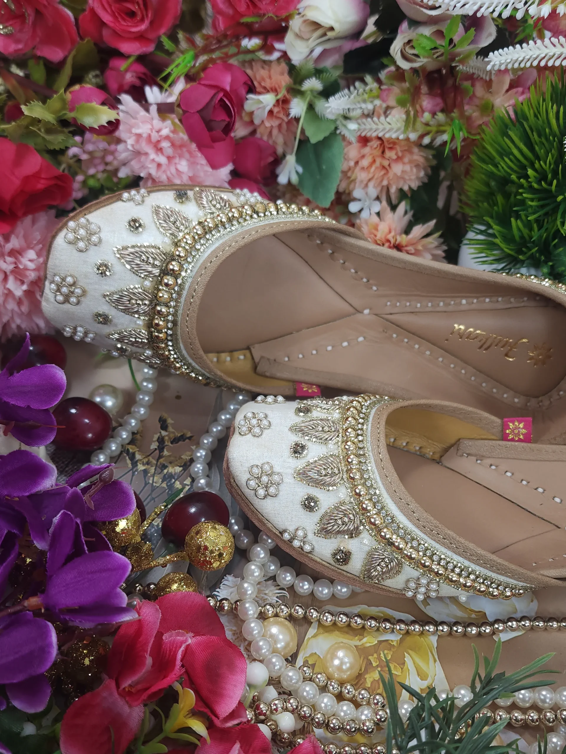 pearl beads payal beige gold pearl beads payal beige gold