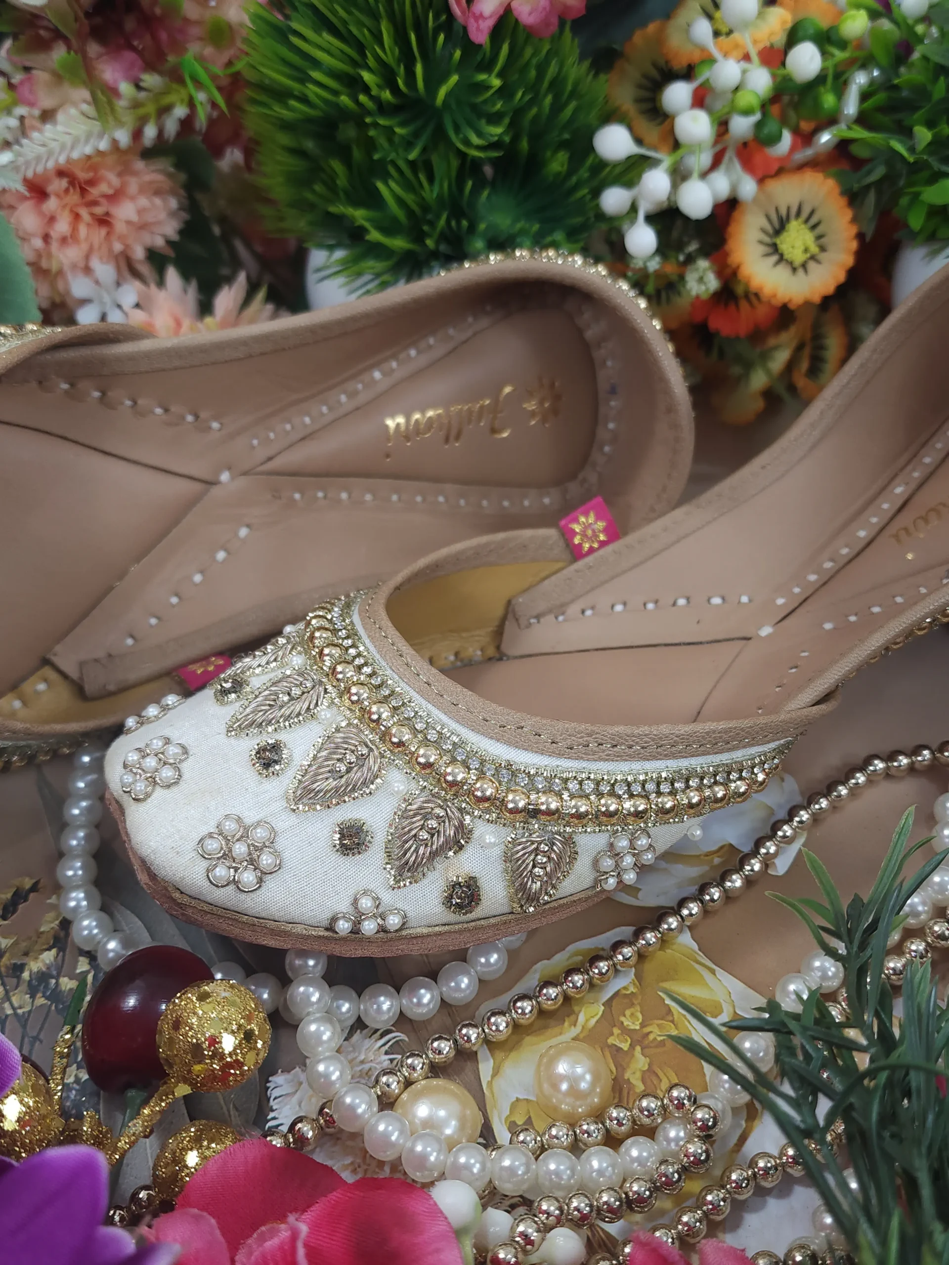 pearl beads payal beige gold pearl beads payal beige gold