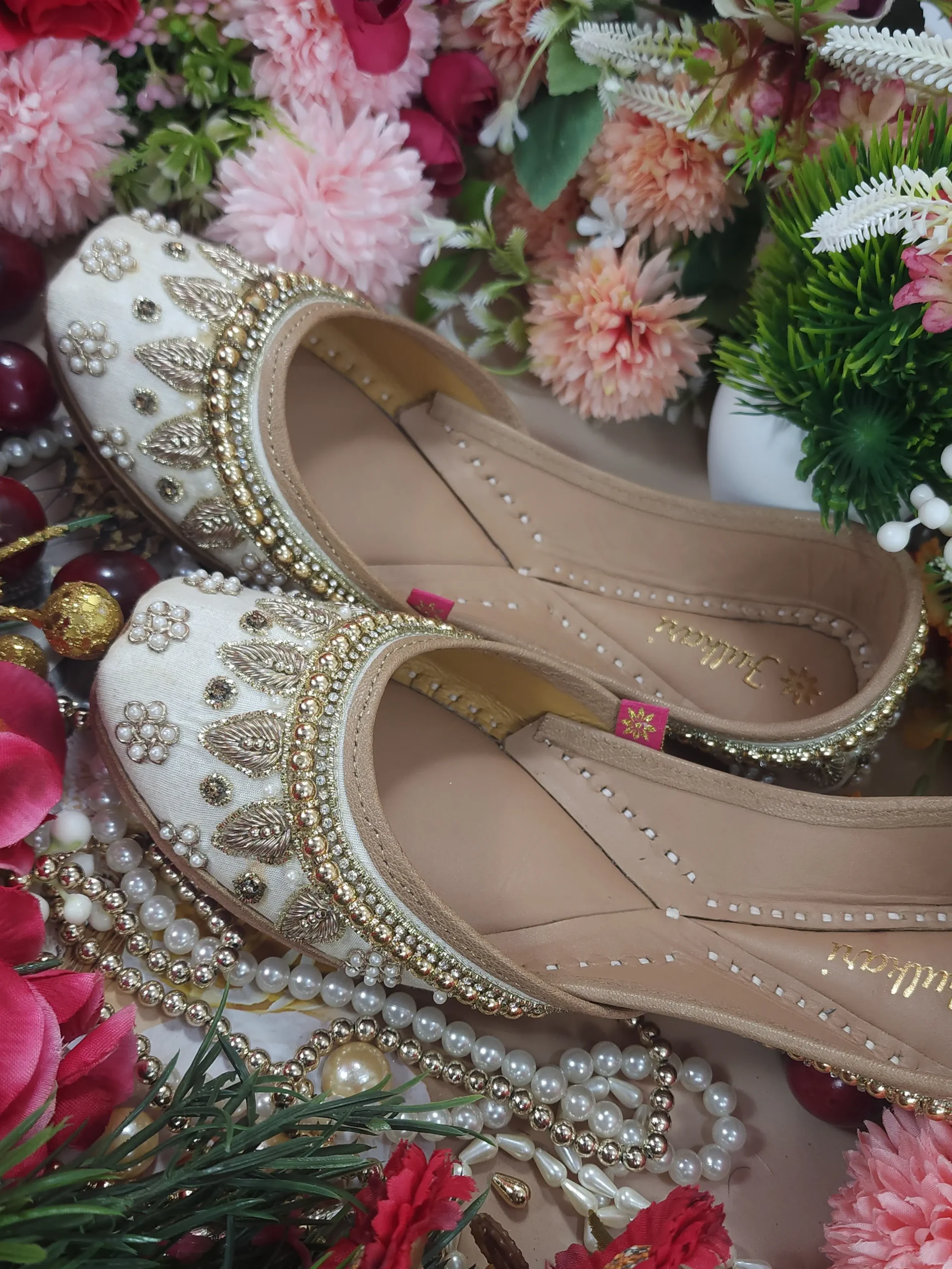 pearl beads payal beige gold pearl beads payal beige gold
