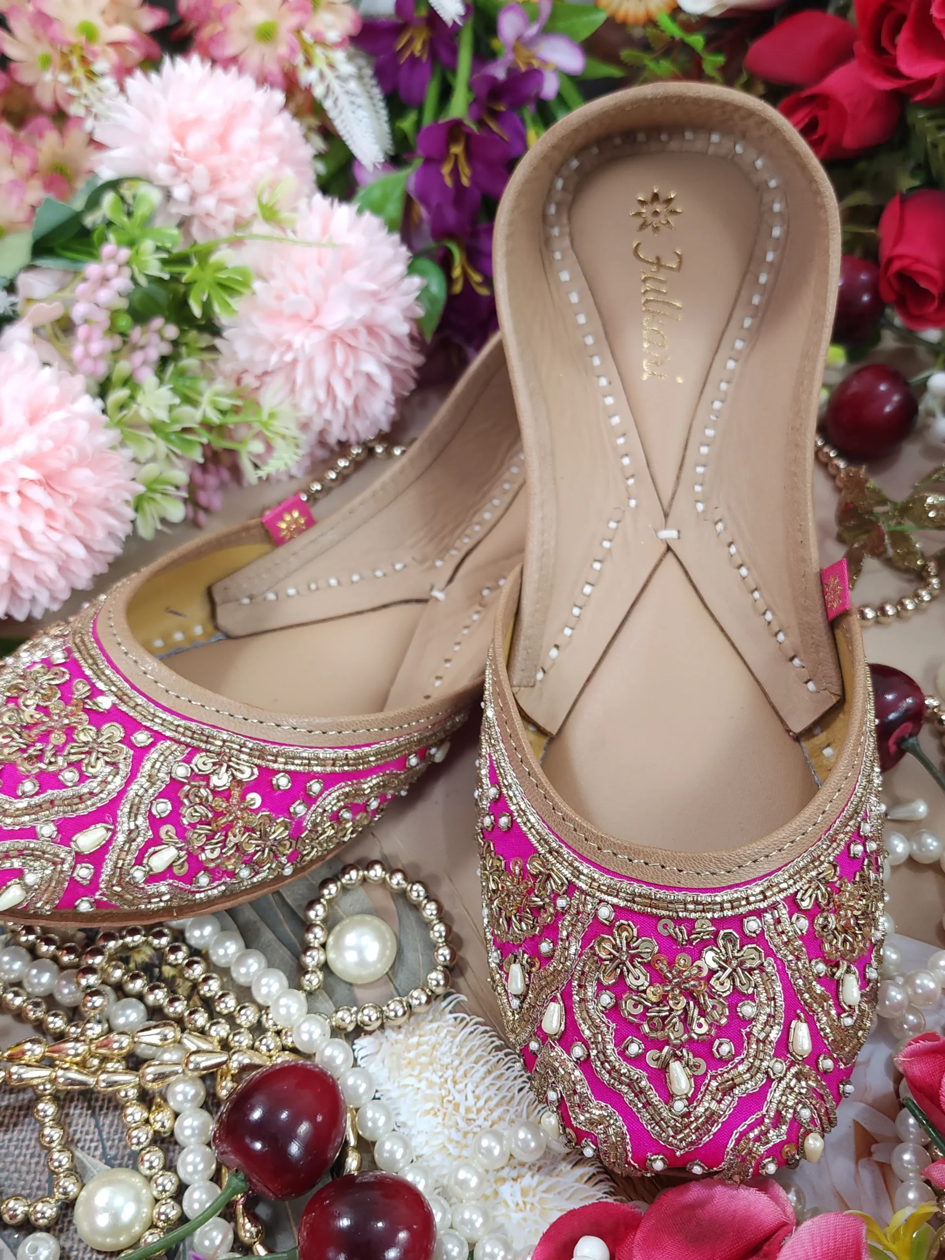 phulkari crocus gold joeye magenta gold phulkari crocus gold joeye magenta gold