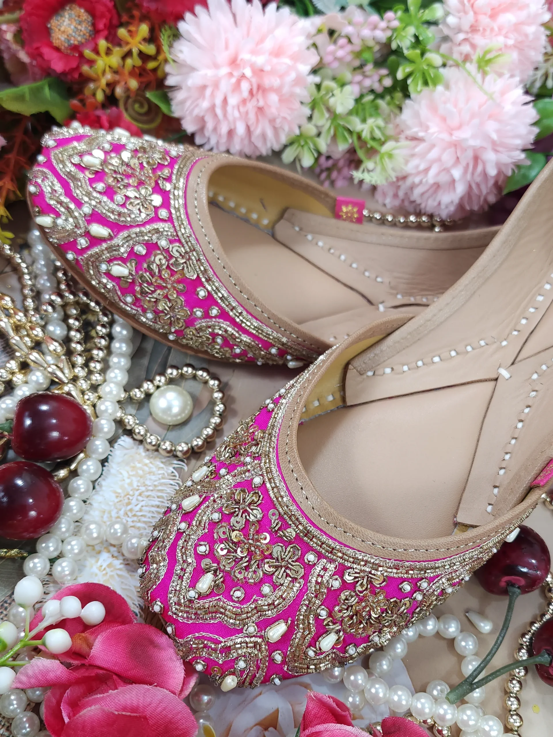 phulkari crocus gold joeye magenta gold phulkari crocus gold joeye magenta gold