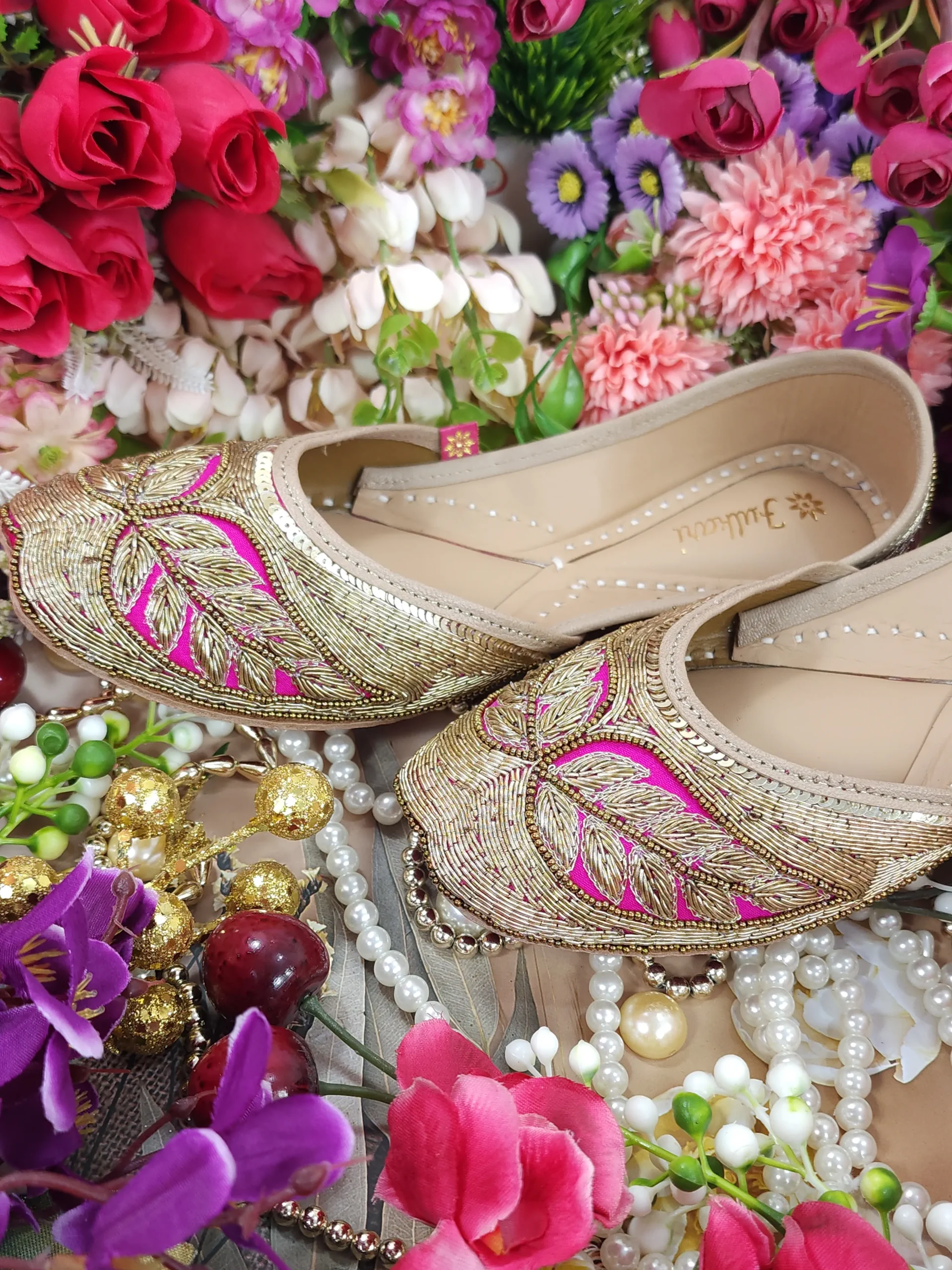 royal wedding lily of the valley jutti magenta gold royal wedding lily of the valley jutti magenta gold