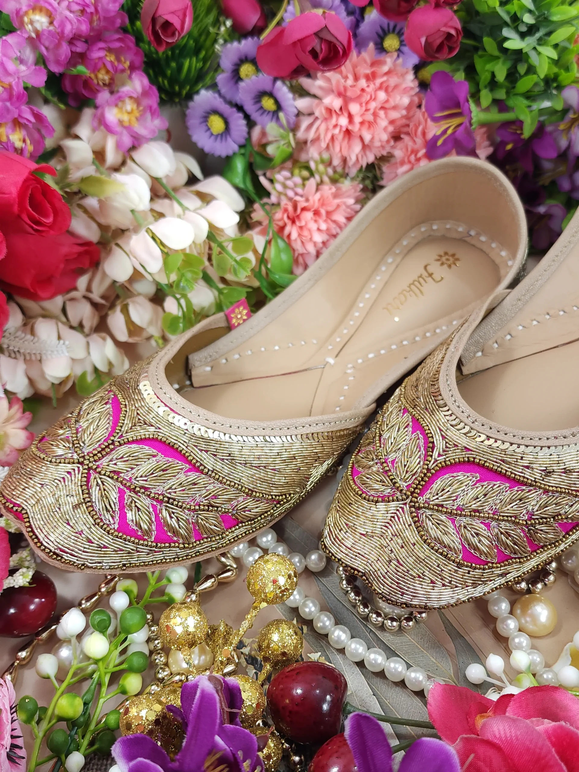 royal wedding lily of the valley jutti magenta gold royal wedding lily of the valley jutti magenta gold