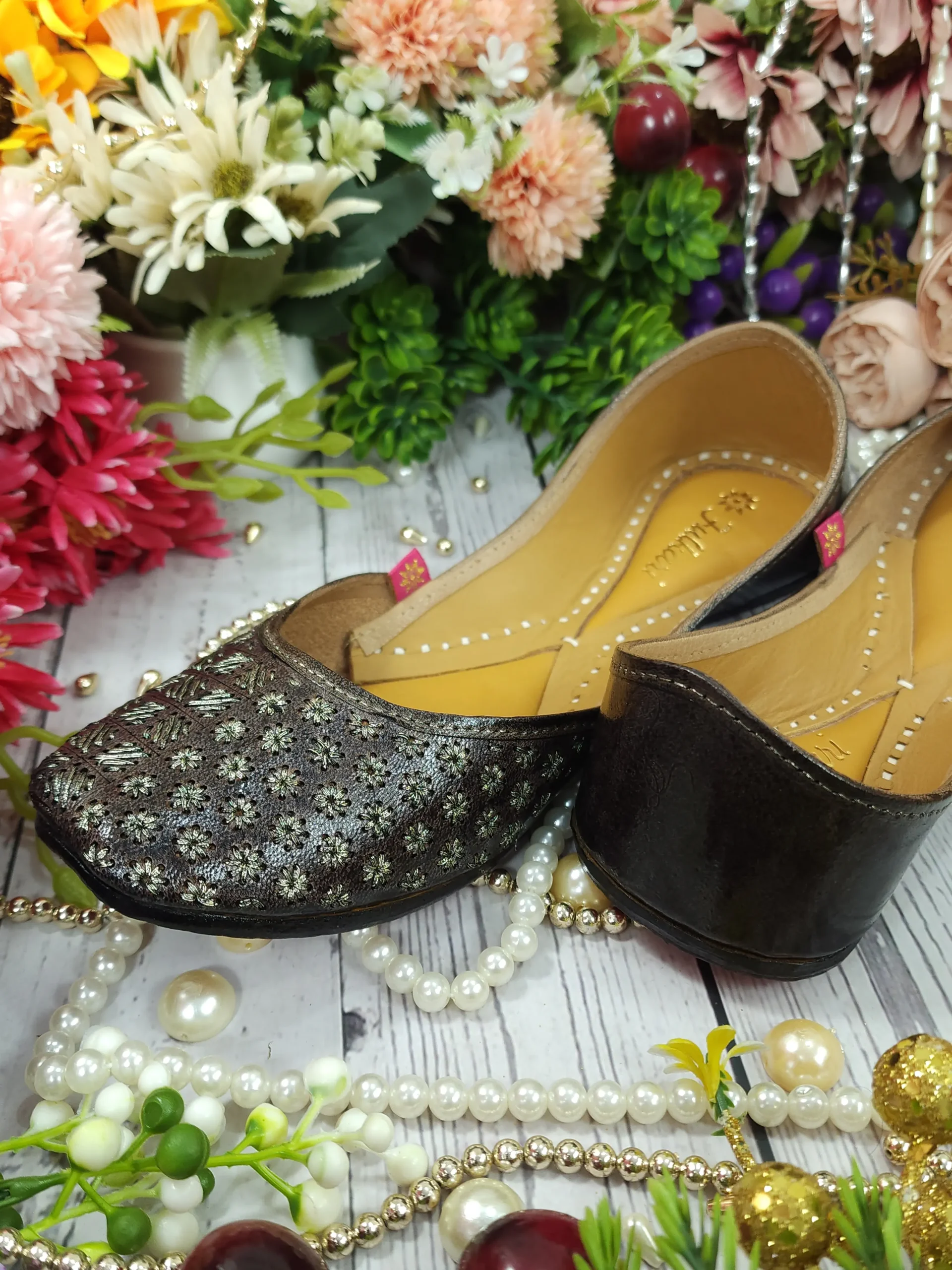 little stars leather zarri handwork embroidered semi casual gunmetal gold little stars leather zarri handwork embroidered semi casual gunmetal gold