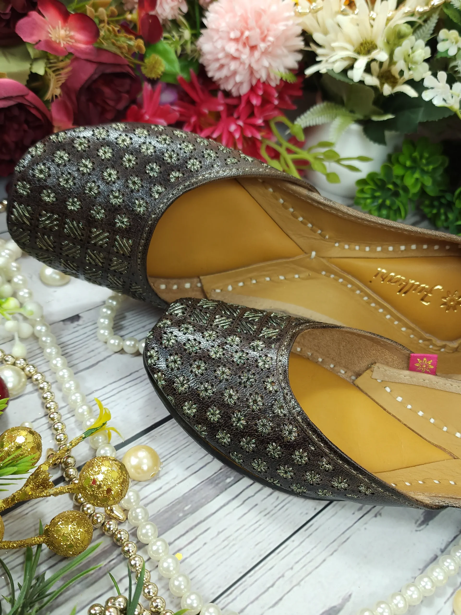 little stars leather zarri handwork embroidered semi casual gunmetal gold little stars leather zarri handwork embroidered semi casual gunmetal gold