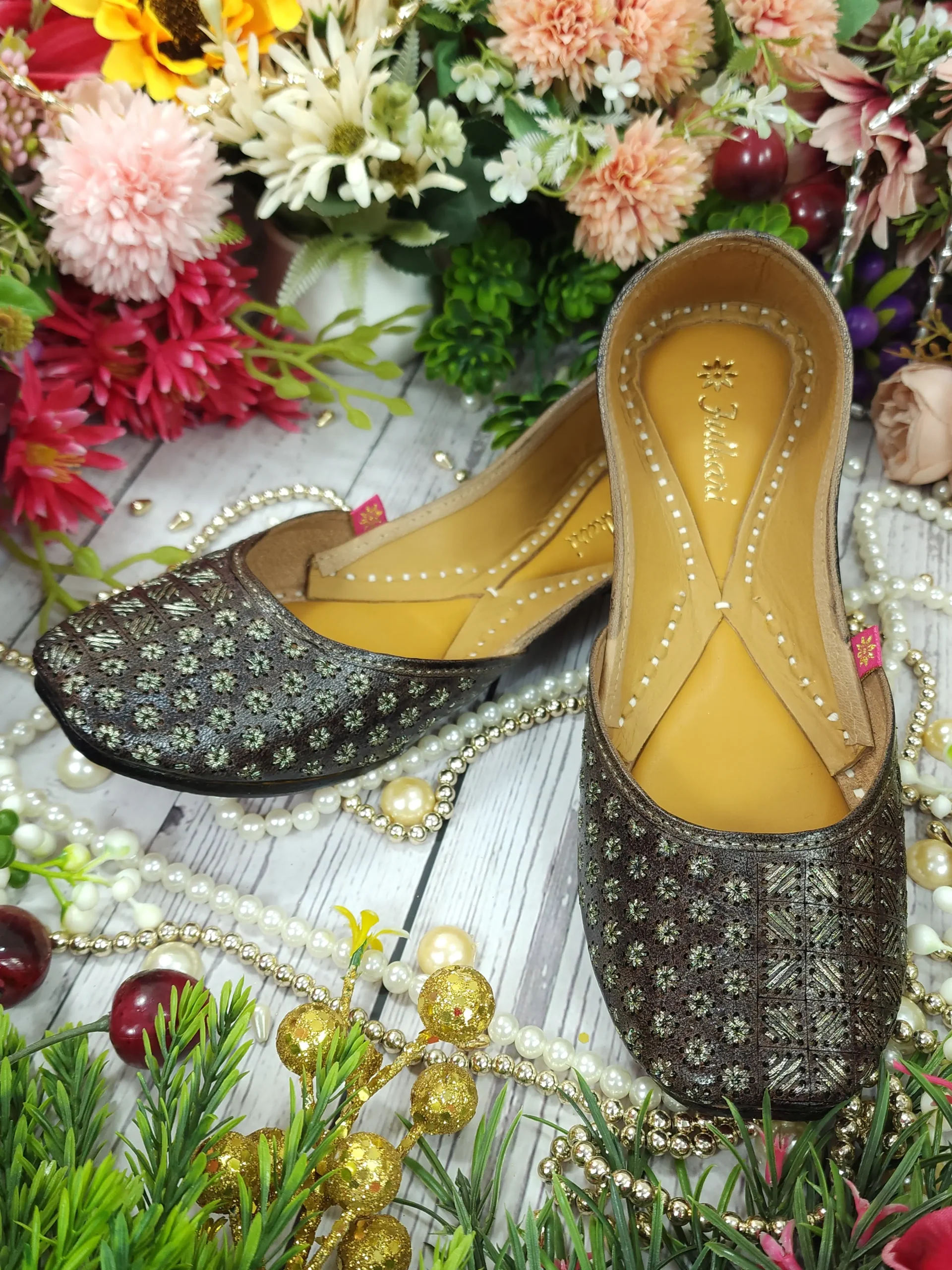 little stars leather zarri handwork embroidered semi casual gunmetal gold little stars leather zarri handwork embroidered semi casual gunmetal gold