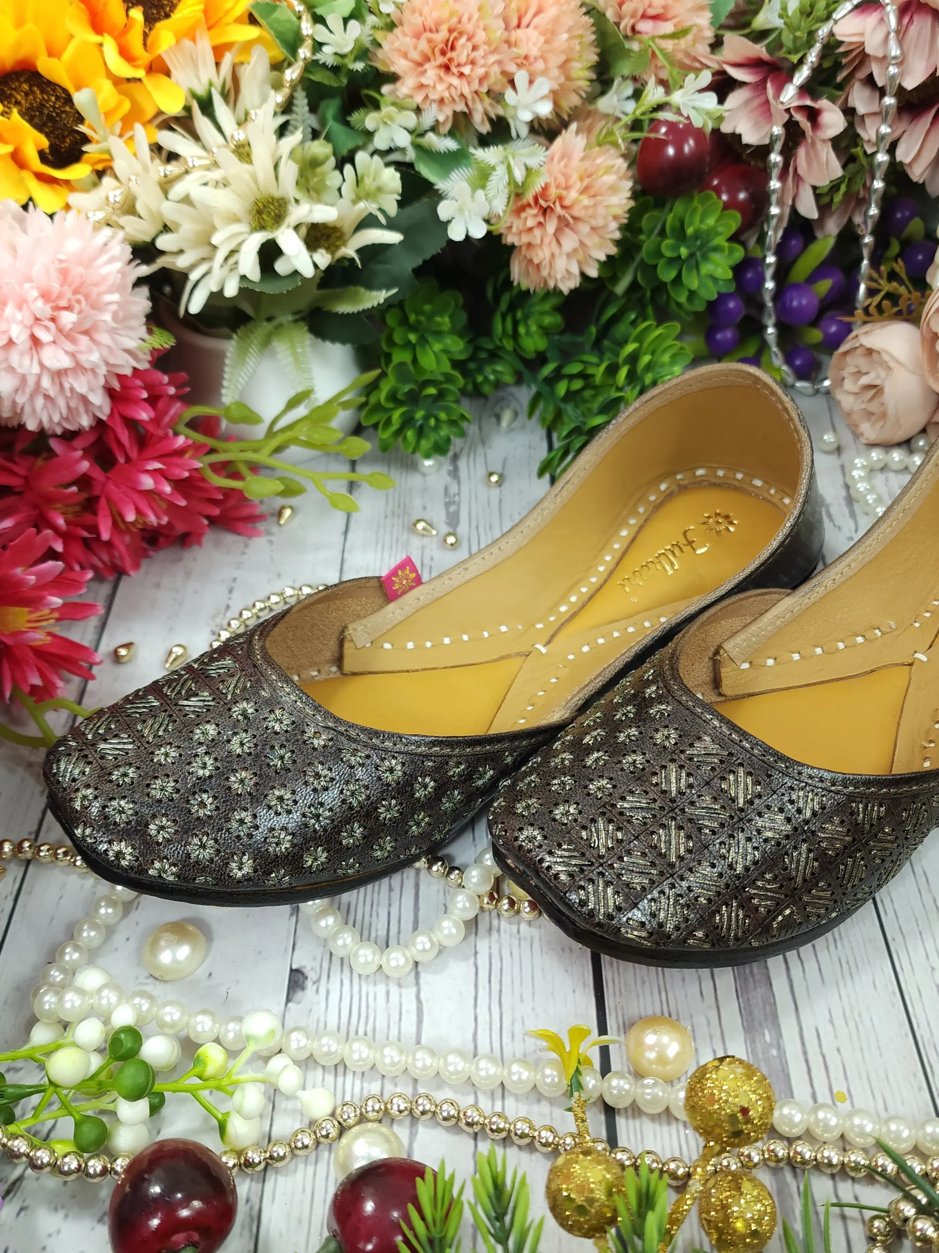 little stars leather zarri handwork embroidered semi casual gunmetal gold little stars leather zarri handwork embroidered semi casual gunmetal gold