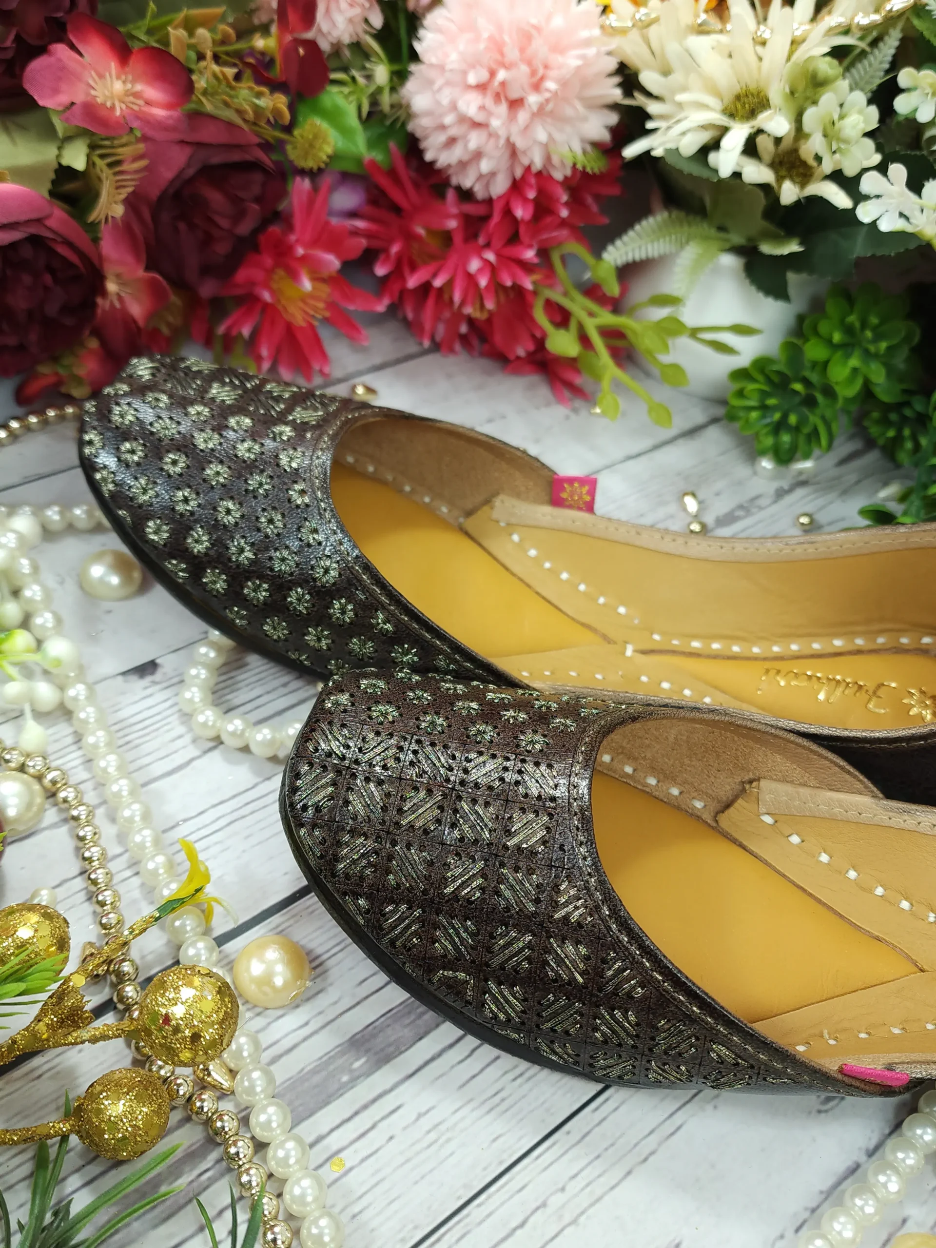 little stars leather zarri handwork embroidered semi casual gunmetal gold little stars leather zarri handwork embroidered semi casual gunmetal gold