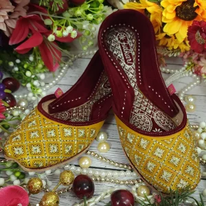 diamond leather embroidry yellow gold semi casual yellow gold