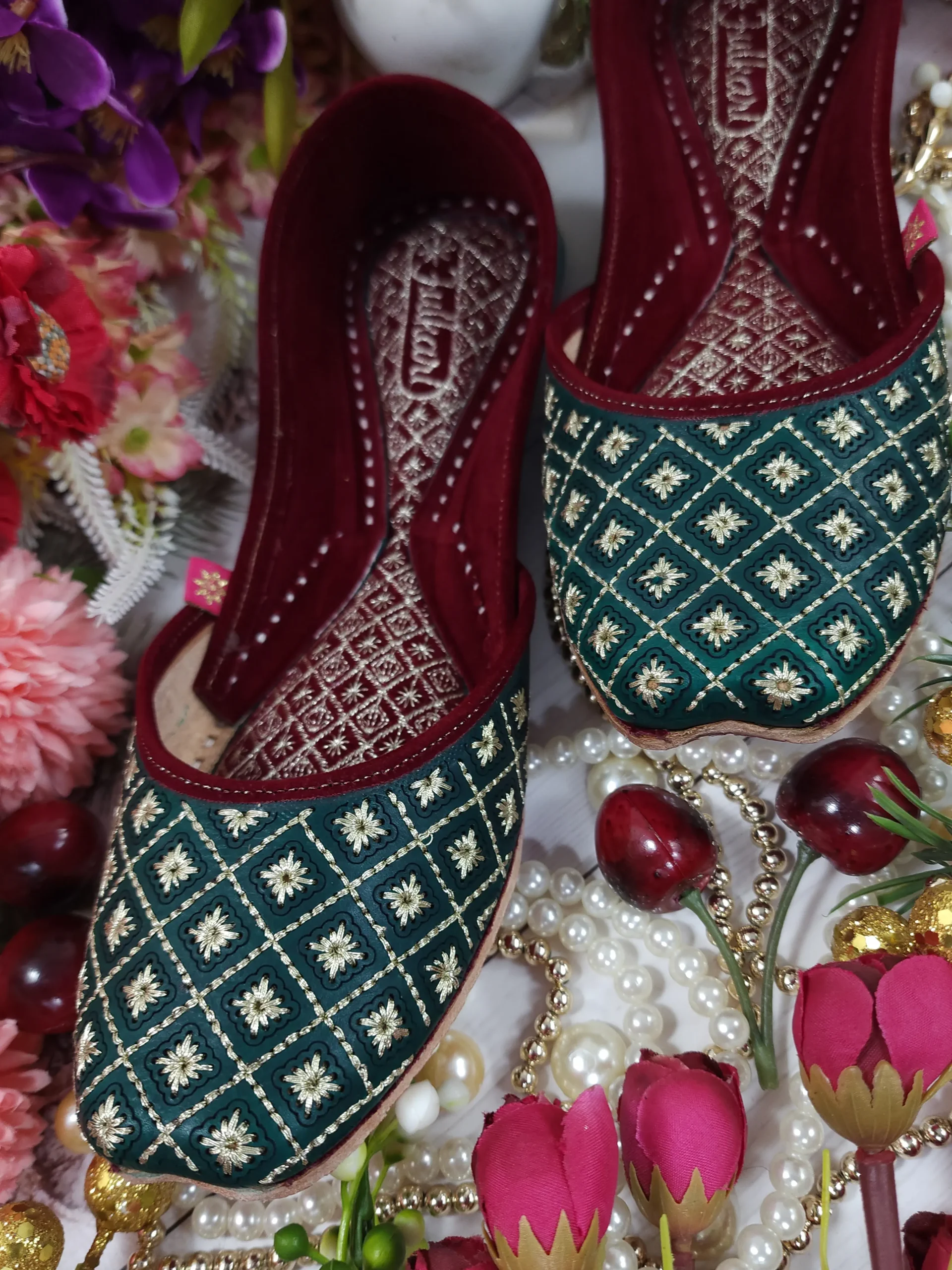zarri stone leather embroidery green gold semi casual green gold zarri stone leather embroidery green gold semi casual green gold